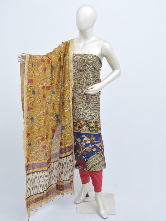 Kalamkari silk dress material Model 3 [D31114031]