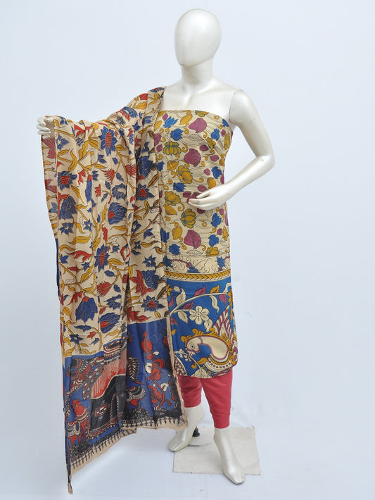 Kalamkari silk dress material Model 3 [D31114032]