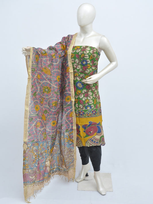 Kalamkari silk dress material Model 3 [D31114033]