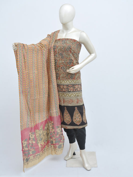 Kalamkari silk dress material Model 3 [D31114034]