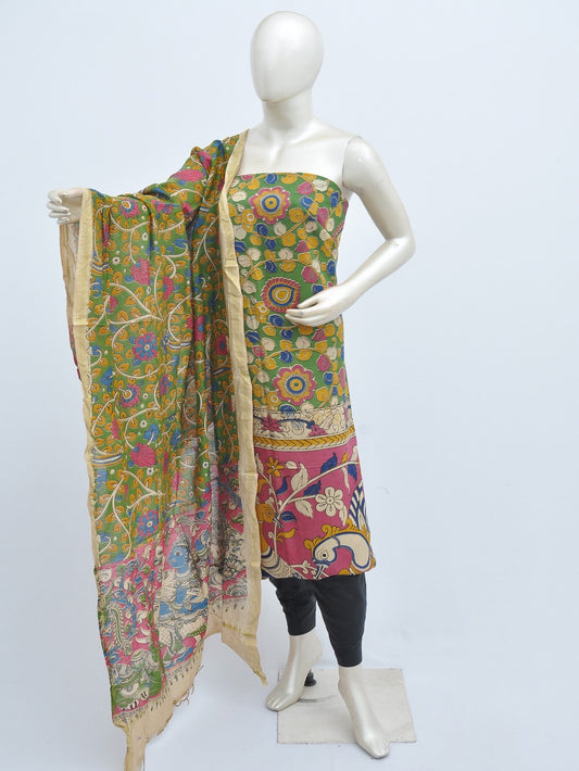 Kalamkari silk dress material Model 3 [D31114035]