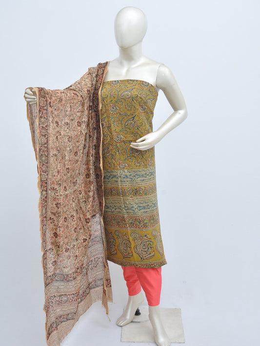 Kalamkari silk dress material Model 3 [D31114040]