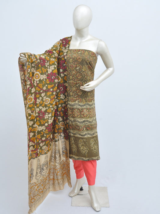 Kalamkari silk dress material Model 3 [D31114041]