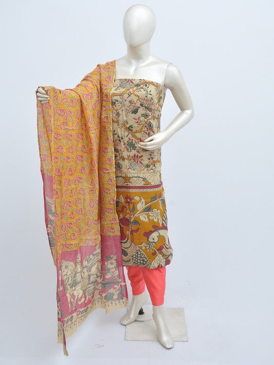 Kalamkari silk dress material Model 3 [D31114042]