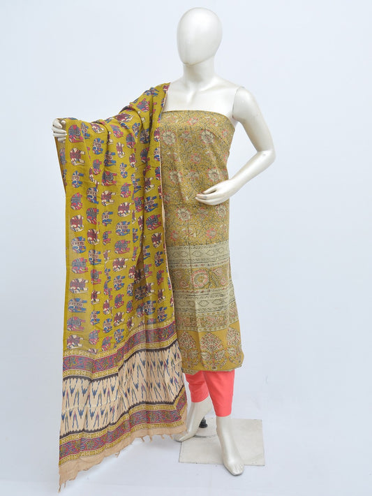 Kalamkari silk dress material Model 3 [D31114045]