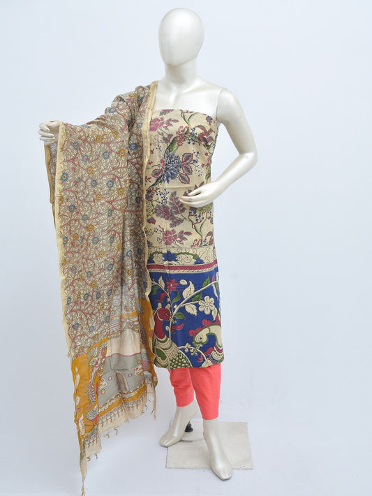 Kalamkari silk dress material Model 3 [D31114046]
