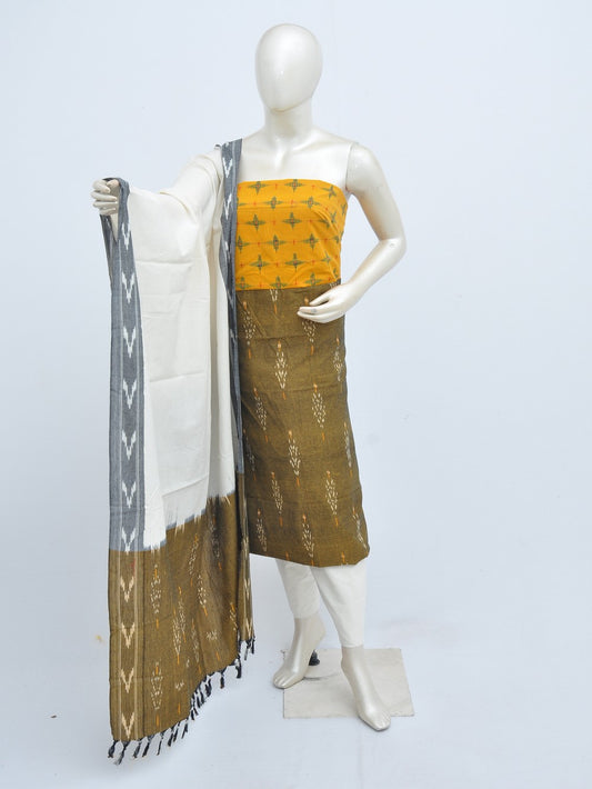 Ikat Dress Material with Same Dupatta model 1 [D31017070]