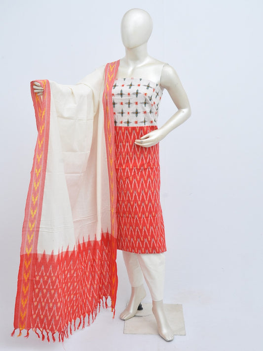 Ikat Dress Material with Same Dupatta model 1 [D31017073]
