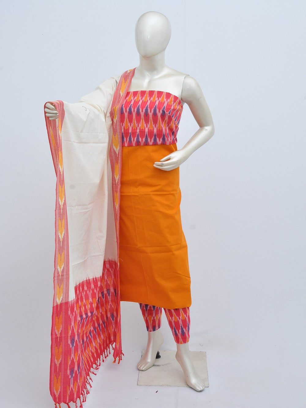 Ikat Dress Material with Same Dupatta model 1 [D31028024]