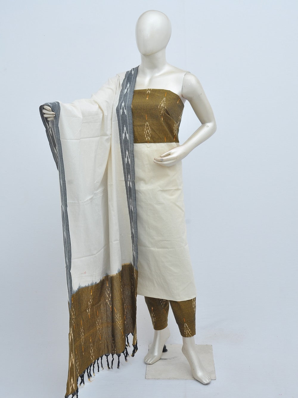 Ikat Dress Material with Same Dupatta model 1 [D31028026]