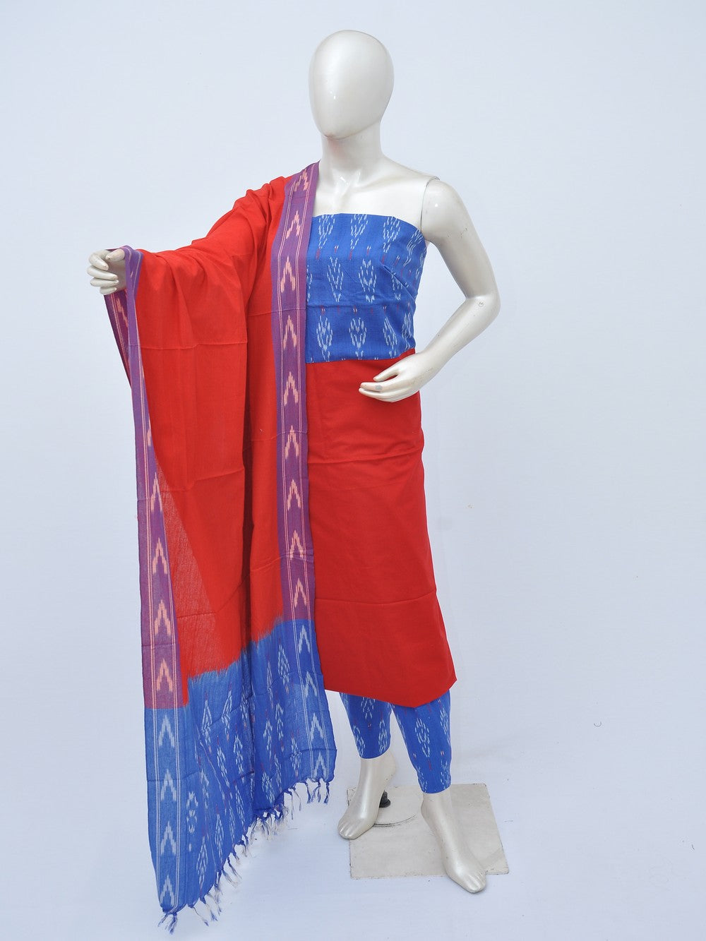 Ikat Dress Material with Same Dupatta model 1 [D31202021]