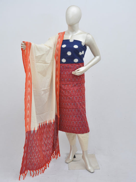 Ikat Dress Material with Same Dupatta model 1 [D40224051]