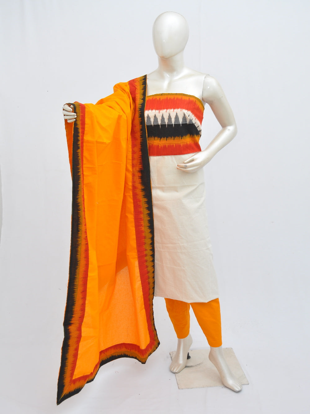 Ikat Dress Material with Same Dupatta model 1 [D40516006]