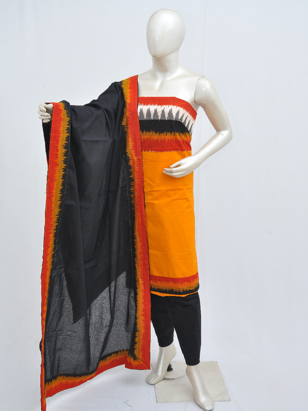 Ikat Dress Material with Same Dupatta model 1 [D405160016]