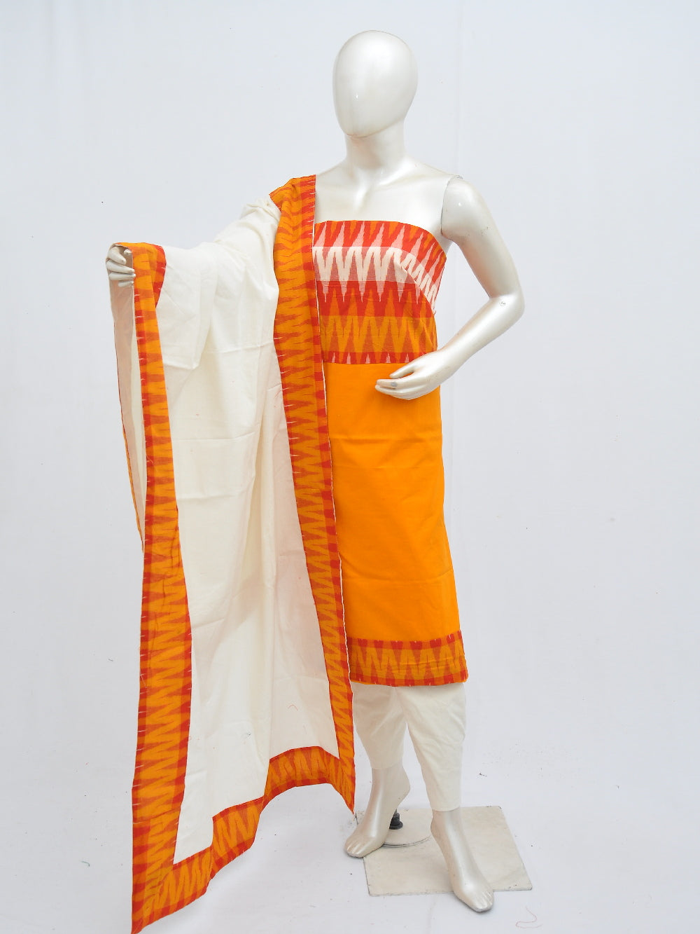 Ikat Dress Material with Same Dupatta model 1 [D405160019]