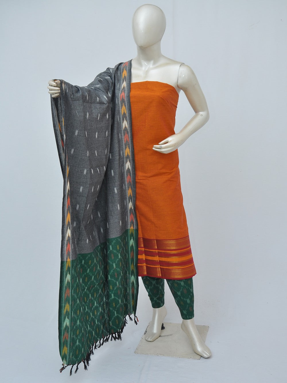 Pochampally on Mangalgiri Dress Materials [D40904002]