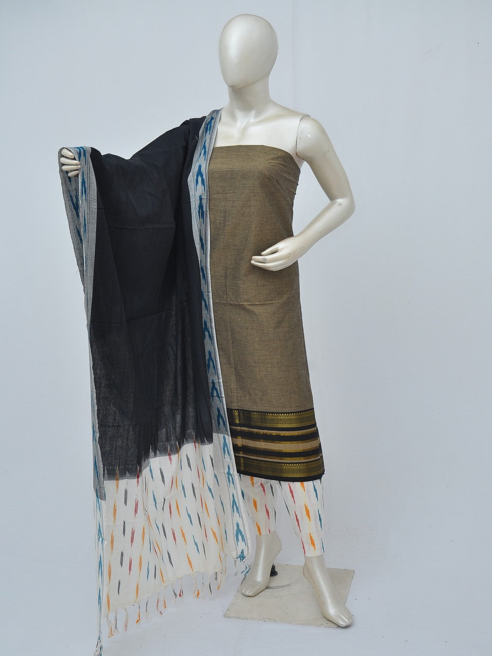 Pochampally on Mangalgiri Dress Materials [D40904004]