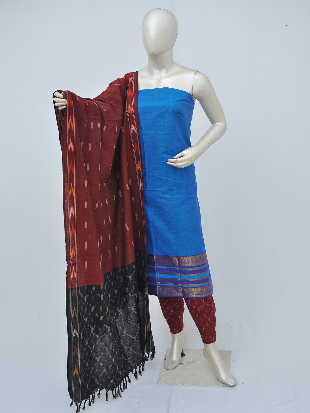 Pochampally on Mangalgiri Dress Materials [D40904006]