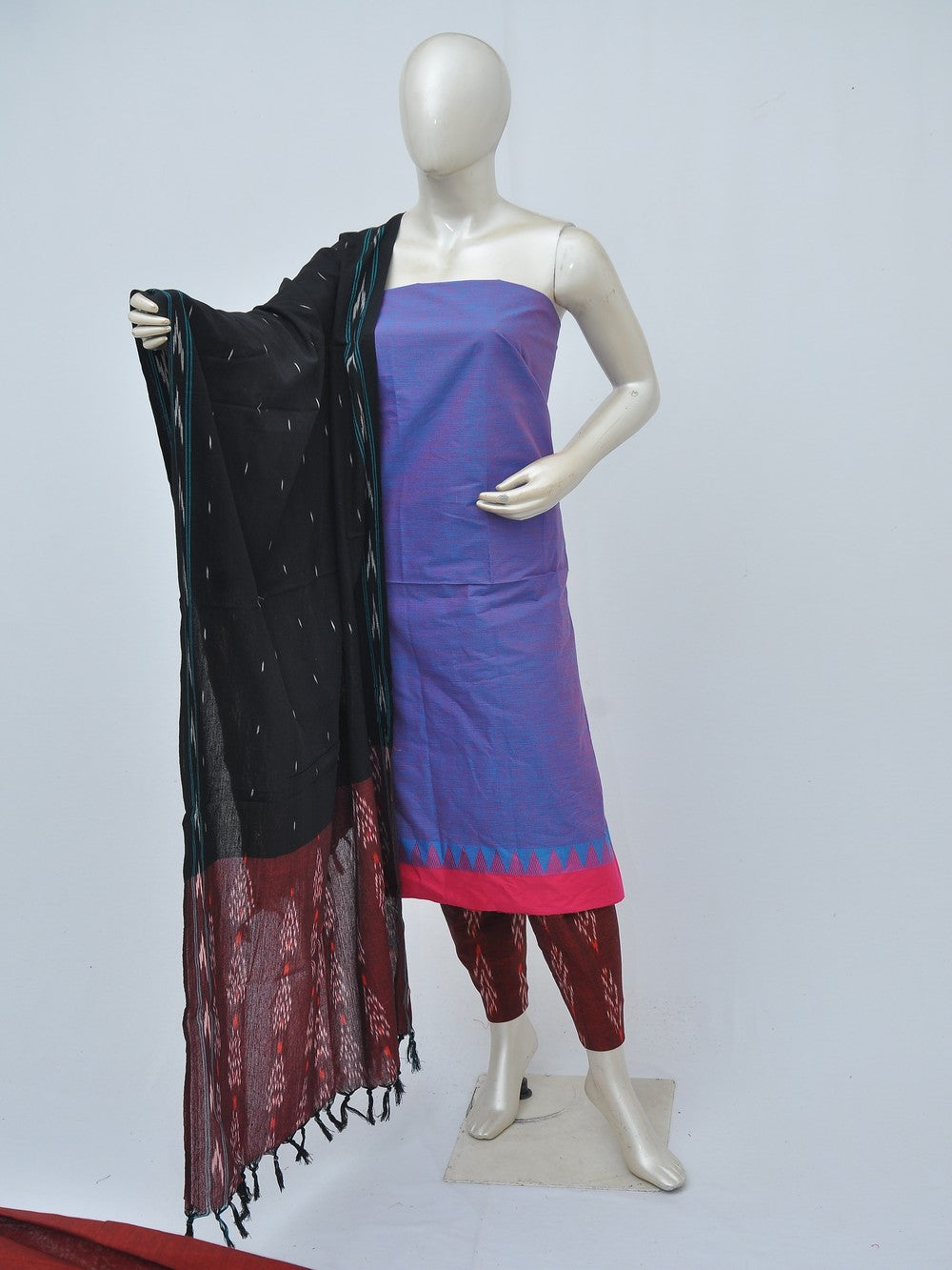 Pochampally on Mangalgiri Dress Materials [D40904007]