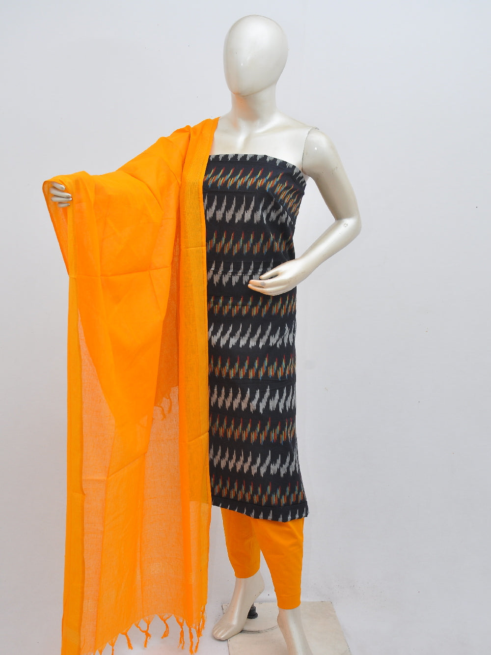 Indonasian IKKAT Dupatta with Ikkat Cotton Handloom Salwar Kameez Dress  Material | eBay