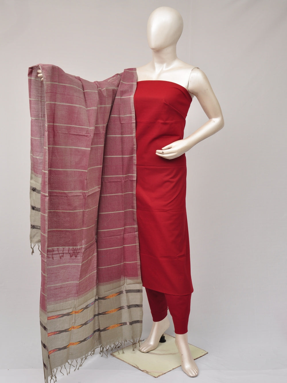 Pochampally Dupatta Dress Material [D80612382]