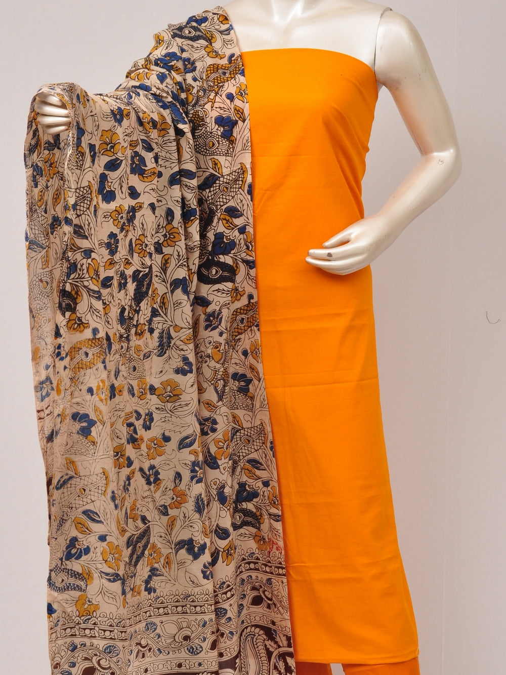 Kalamkari Dupatta Dress Material [D80612387]