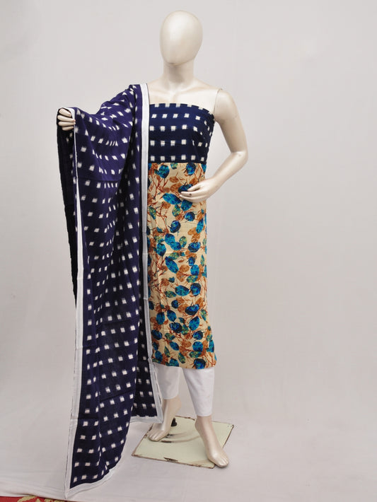 Double Ikkat Pochampally Rayon cotton Dress Material [D90819008]