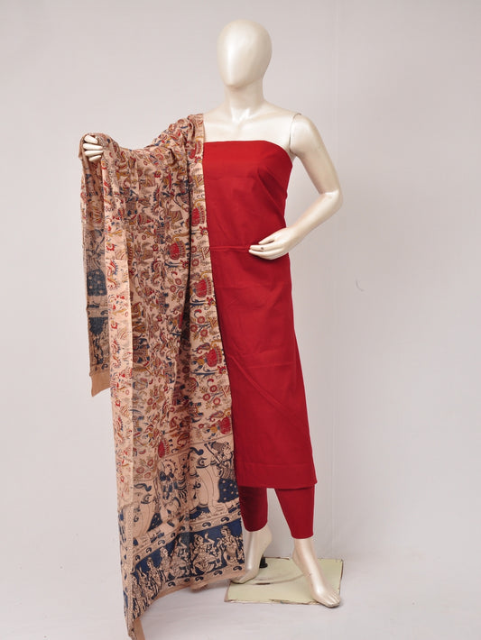 Kalamkari Dupatta Dress Material [D80612395]