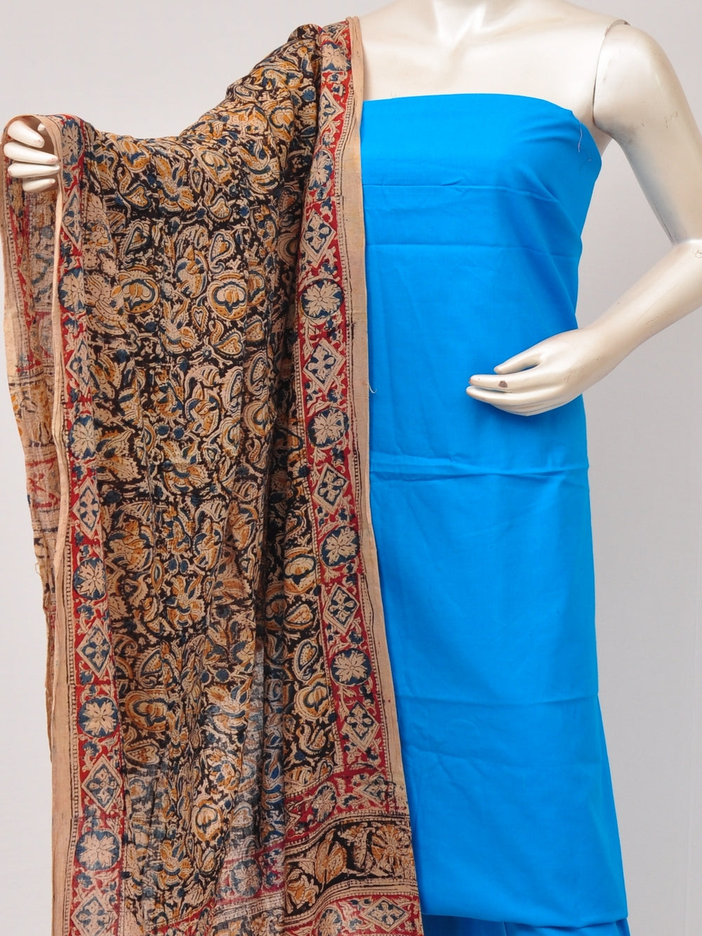 Kalamkari Dupatta Dress Material [D80612402]
