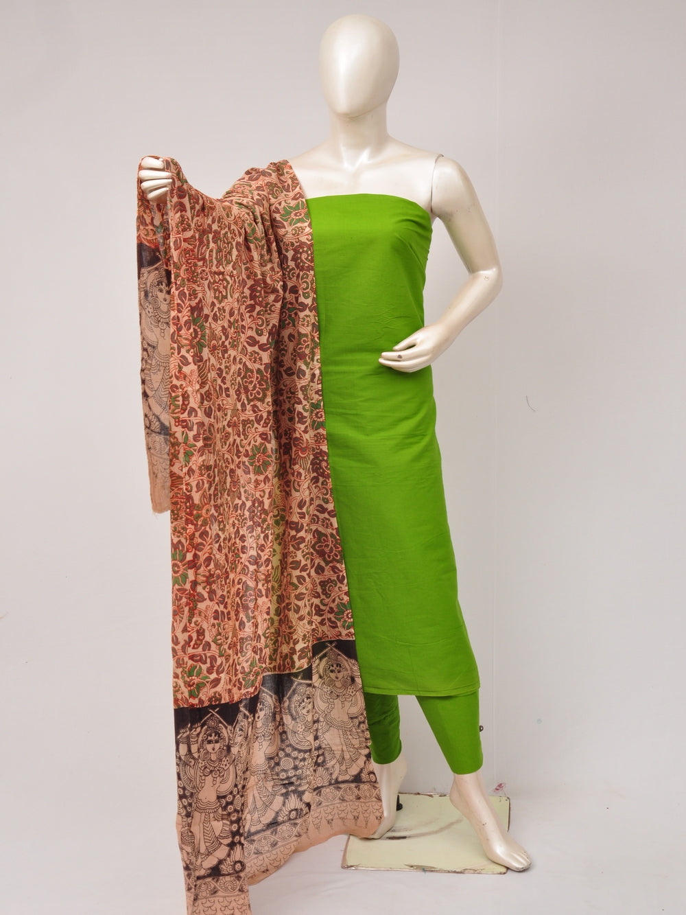 Kalamkari Dupatta Dress Material [D80612400]