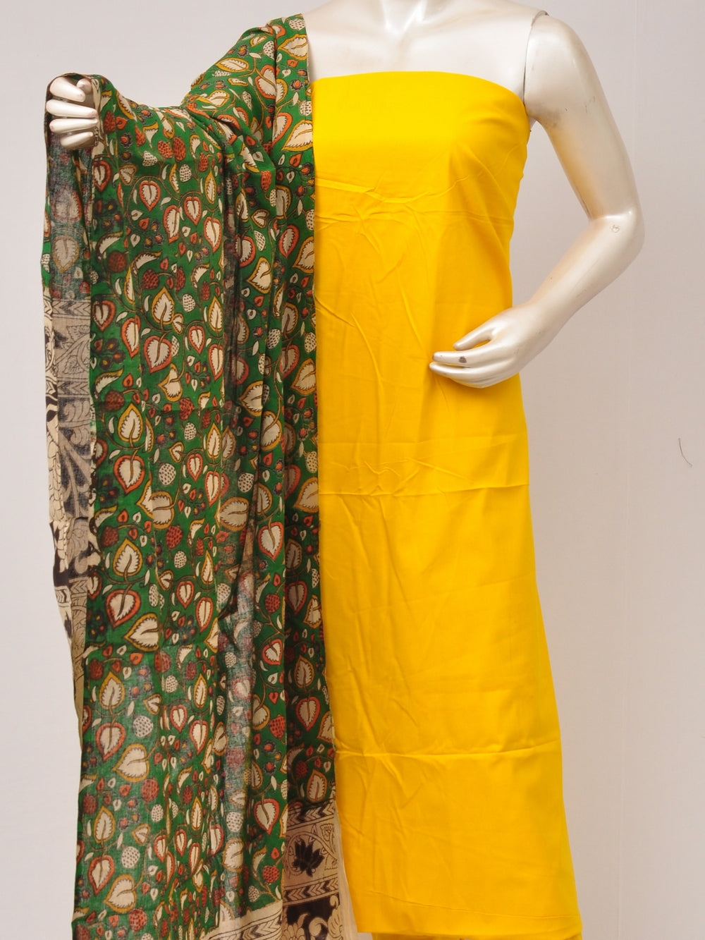Kalamkari Dupatta Dress Material [D80612385]