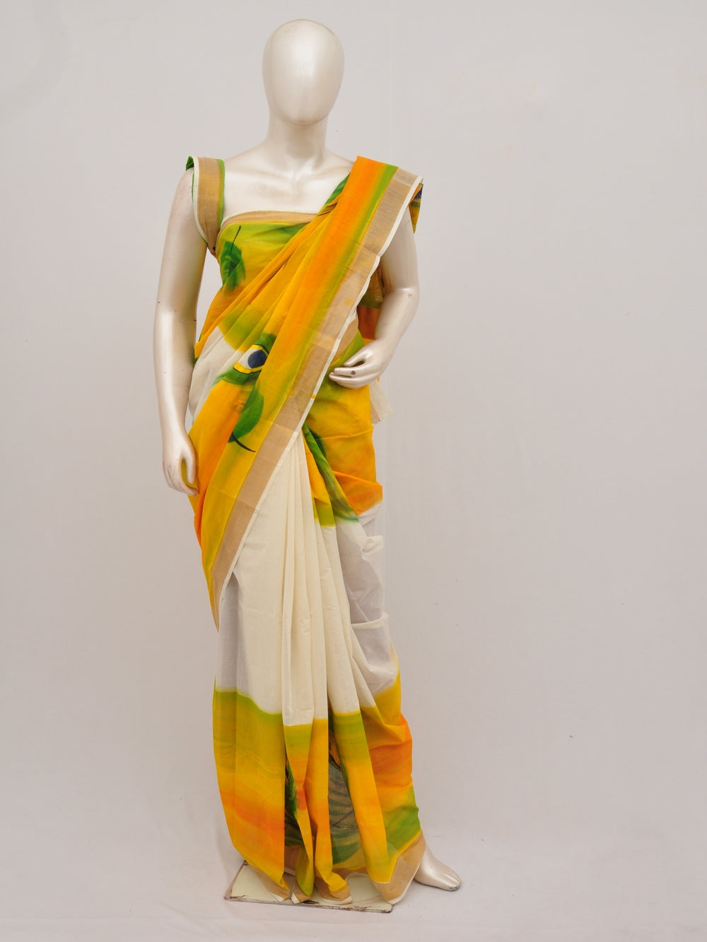 Kerala Hand print Cotton Sarees [D90718011]