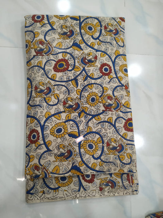 Kalamkari Cotton Running Fabric [D00914001]