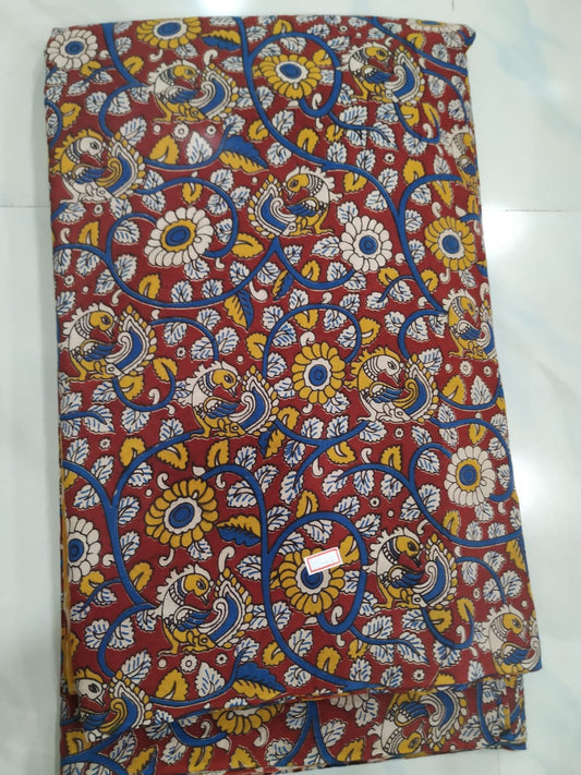 Kalamkari Cotton Running Fabric [D00914003]