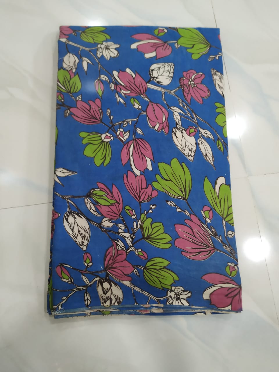 Kalamkari Cotton Running Fabric [D00914004]