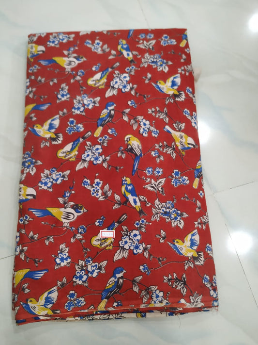 Kalamkari Cotton Running Fabric [D00914007]
