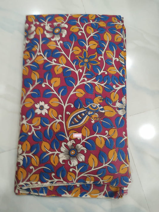 Kalamkari Cotton Running Fabric [D00914012]