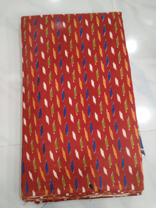 Kalamkari Cotton Running Fabric [D00914016]