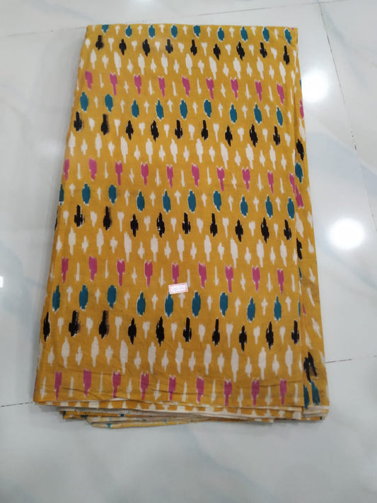 Kalamkari Cotton Running Fabric [D00914019]