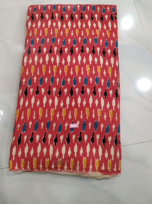 Kalamkari Cotton Running Fabric [D00914020]