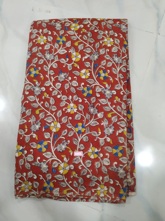 Kalamkari Cotton Running Fabric [D00914035]