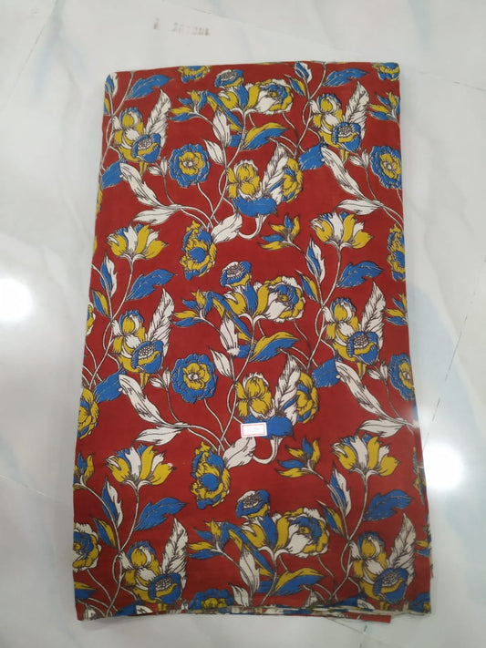 Kalamkari Cotton Running Fabric [D00914041]