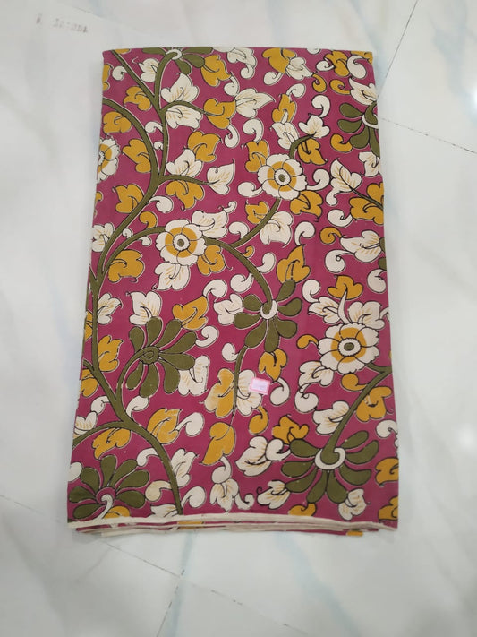 Kalamkari Cotton Running Fabric [D00914048]