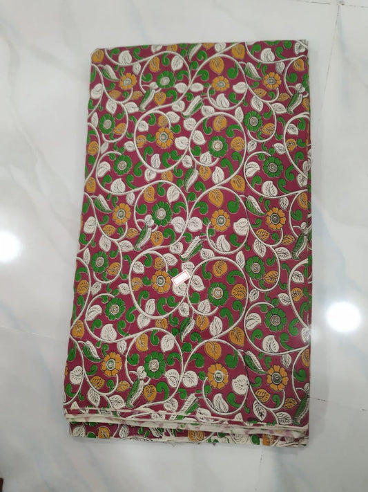 Kalamkari Cotton Running Fabric [D00914051]