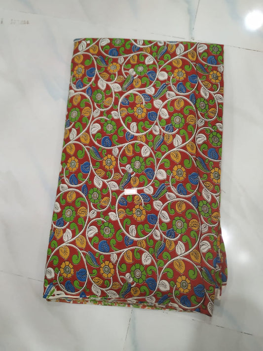 Kalamkari Cotton Running Fabric [D00914055]