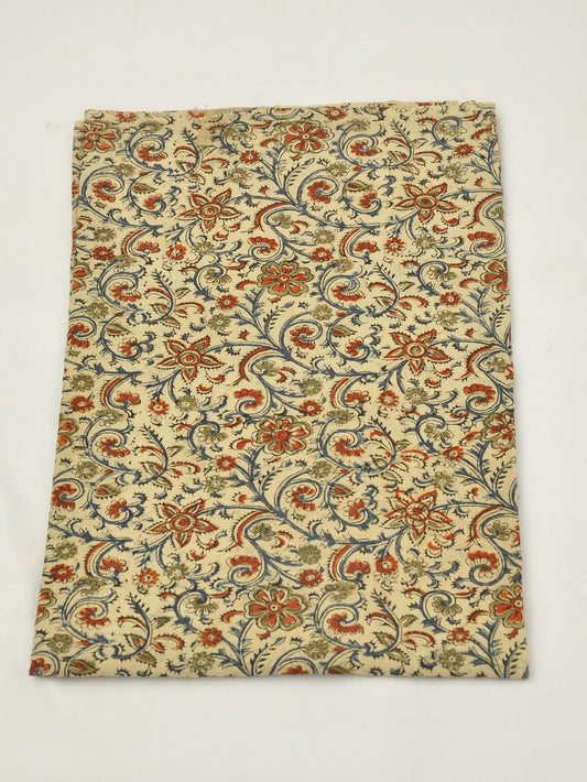 Kalamkari Cotton Running Fabric [D20114007]