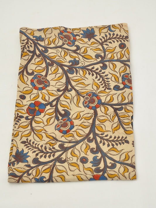 Kalamkari Cotton Running Fabric [D20114019]