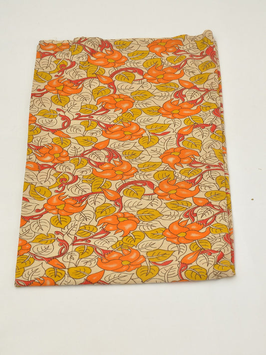 Kalamkari Cotton Running Fabric [D20114043]