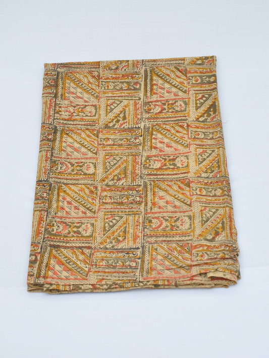 Kalamkari Cotton Running Fabric [D20626101]