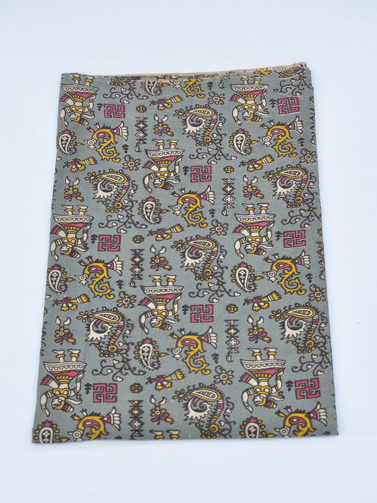 Kalamkari Cotton Running Fabric [D20830018]